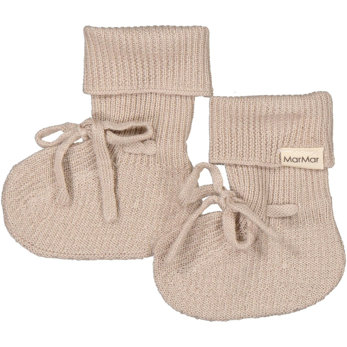 MarMar New Born Light Merino Grey Sand Abootie Fötter