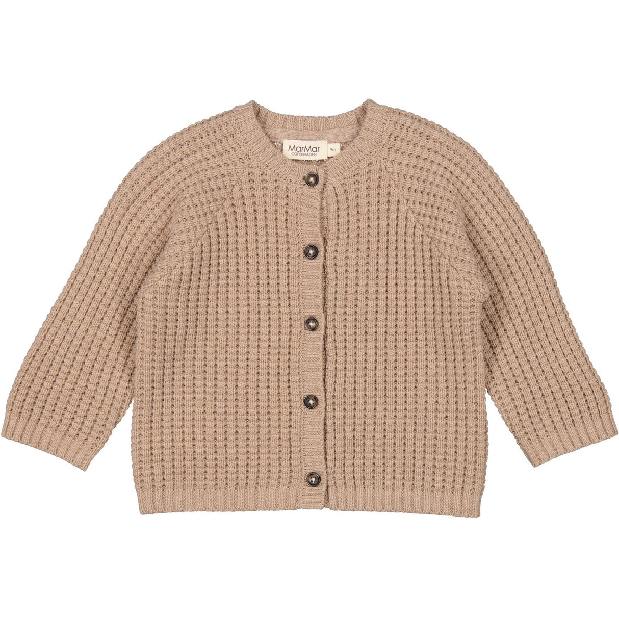 MarMar Light Cotton Wool Driftwood Taki Knit Cardigan