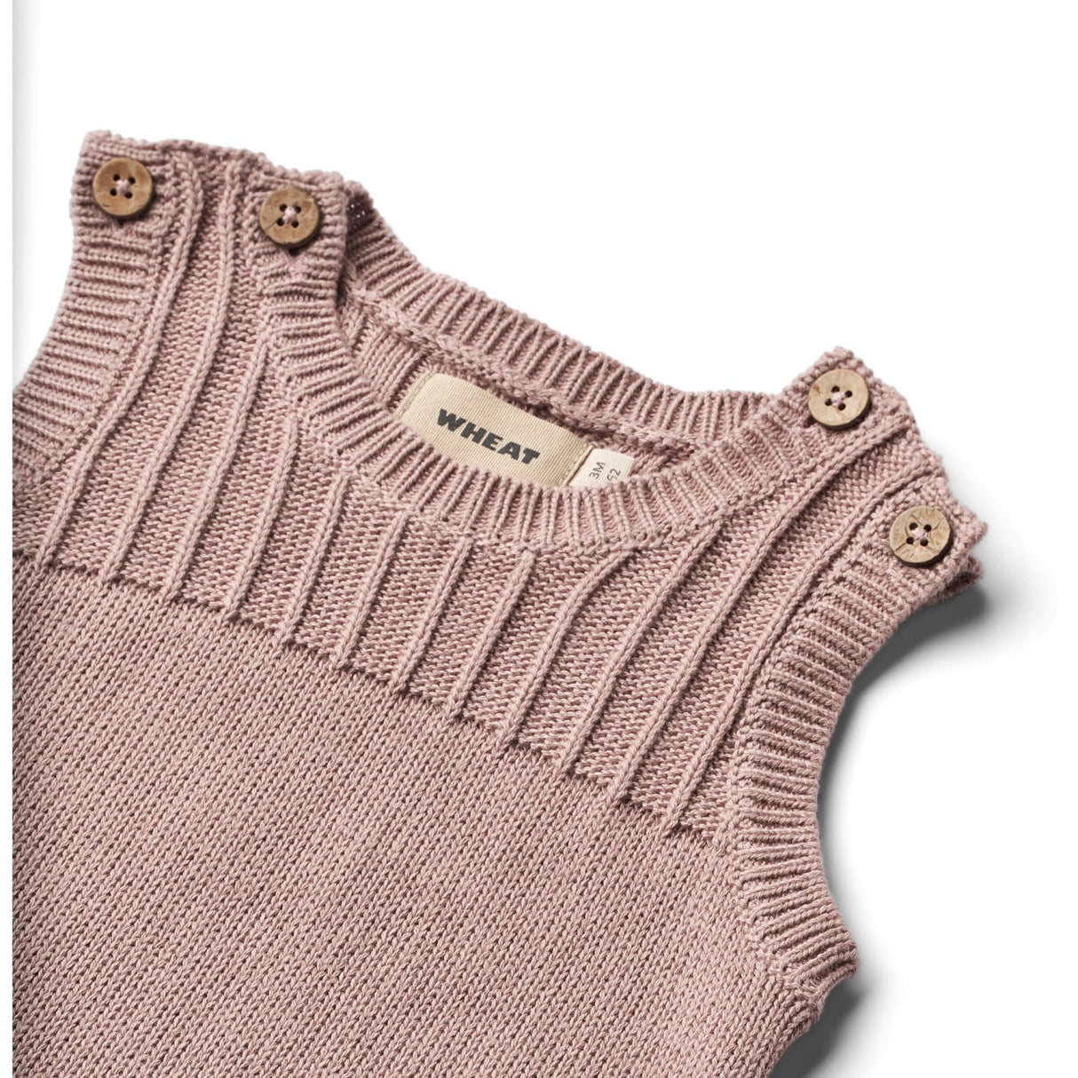 Wheat Dry Rose Knit Byxdress Vigge