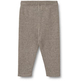 Wheat Warm Grey Melange Knit Byxor Neel