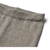 Wheat Warm Grey Melange Knit Byxor Neel