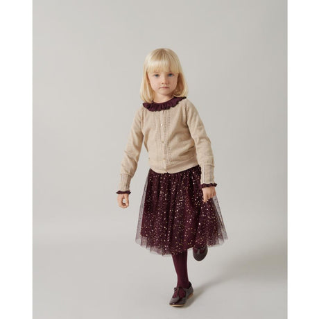 MarMar Ballerinaskor Dotty Deep Mulberry Solo Sun Skirt