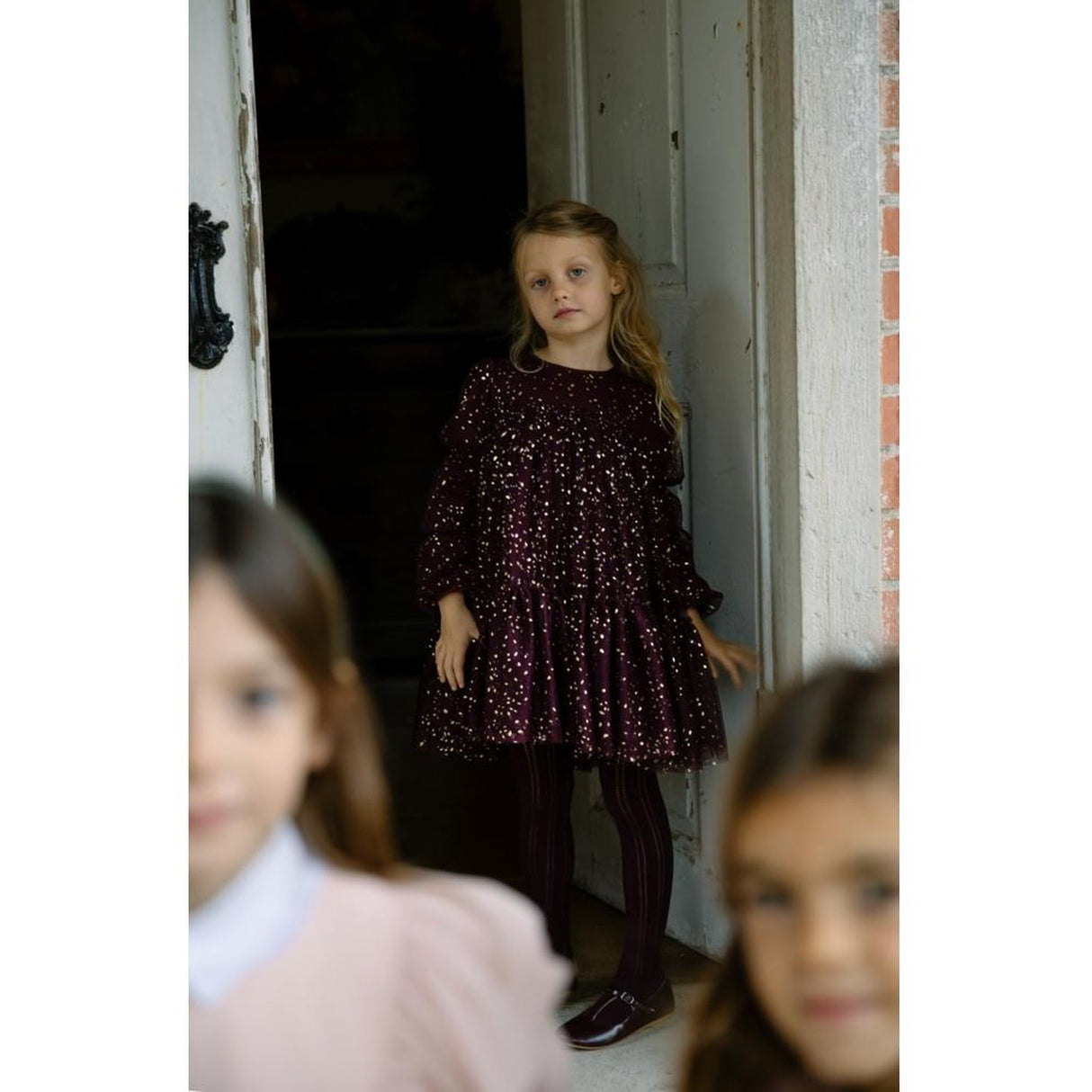 MarMar Ballerinaskor Dotty Deep Mulberry Dionne Dress