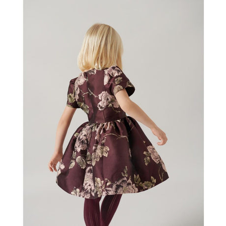 MarMar Party Jacquard Deep Mulberry Jacquard Doreen Klänning