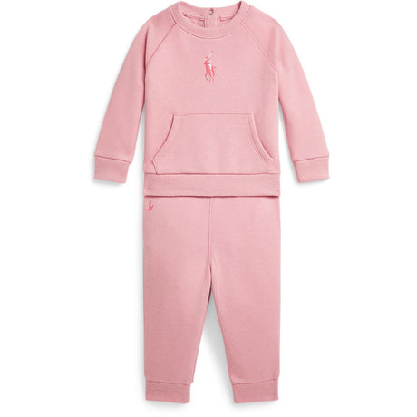 Ralph Lauren Bebis Tickled Pink Sweat Set