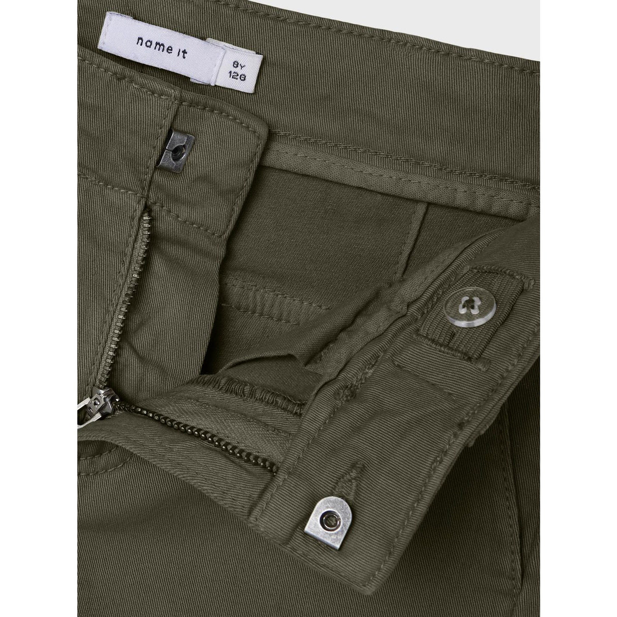 Name It Olive Night Ryan Twill Cargo Byxor Noos