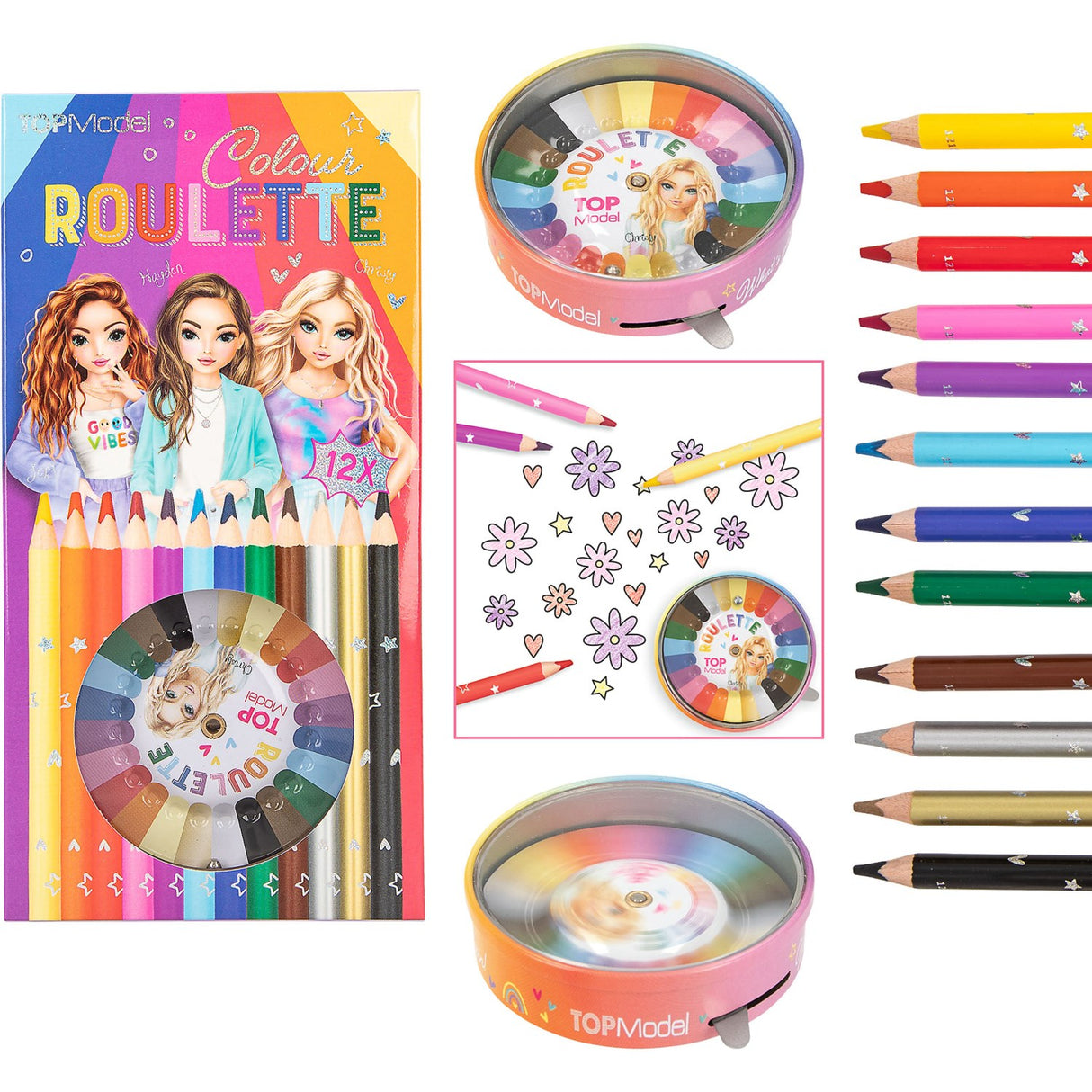 TOPModel Coloring Roulette + 12 kritor