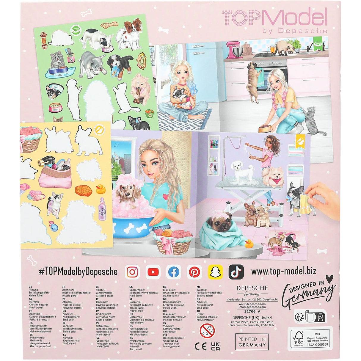 TOPModel Stickerworld Kitty Och Doggy 6