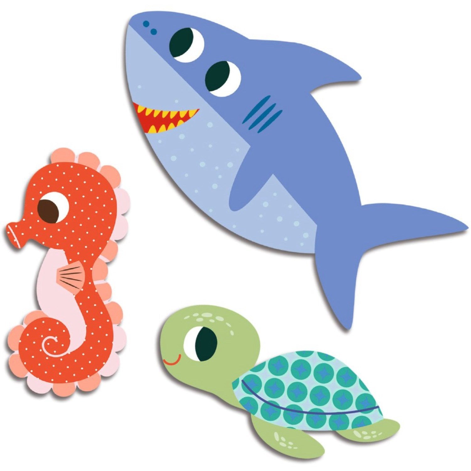 Djeco Klistermärken Havsdjur 2