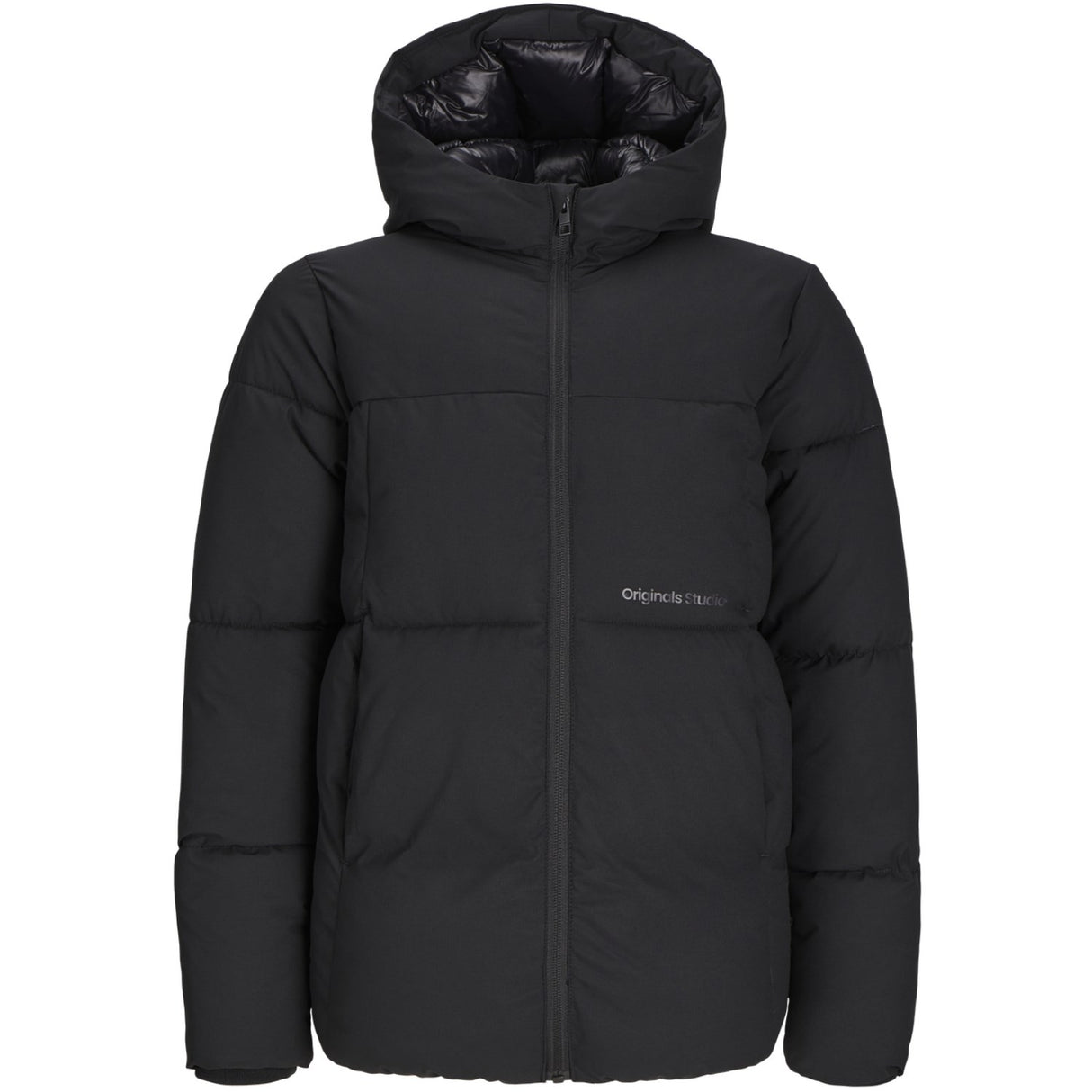 Jack & Jones Junior Black Jorvesterbro Puffer Jacka