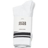 Jack & Jones Junior Bright White Actrey Tennis Strumpor 5-pack 7