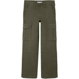 Name It Olive Night Ryan Twill Cargo Byxor Noos