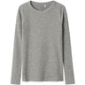 Name It Grey Melange Nakal Blouse Noos