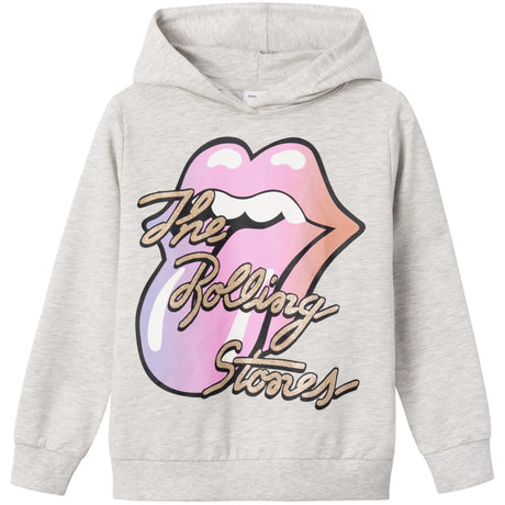 Name It Light Grey Melange Jumixa Rolling Stones Loose Sweatshirt