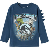 Name It Dark Denim Jolly Jurassic Blus Noos