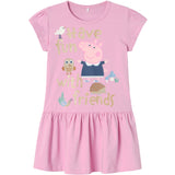 Name It Pastel Lavender Jassa Peppa Pig Dress