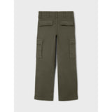 Name It Olive Night Ryan Twill Cargo Byxor Noos