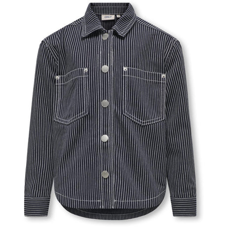 kids ONLY Night Sky White Merle Stripe Skjorta