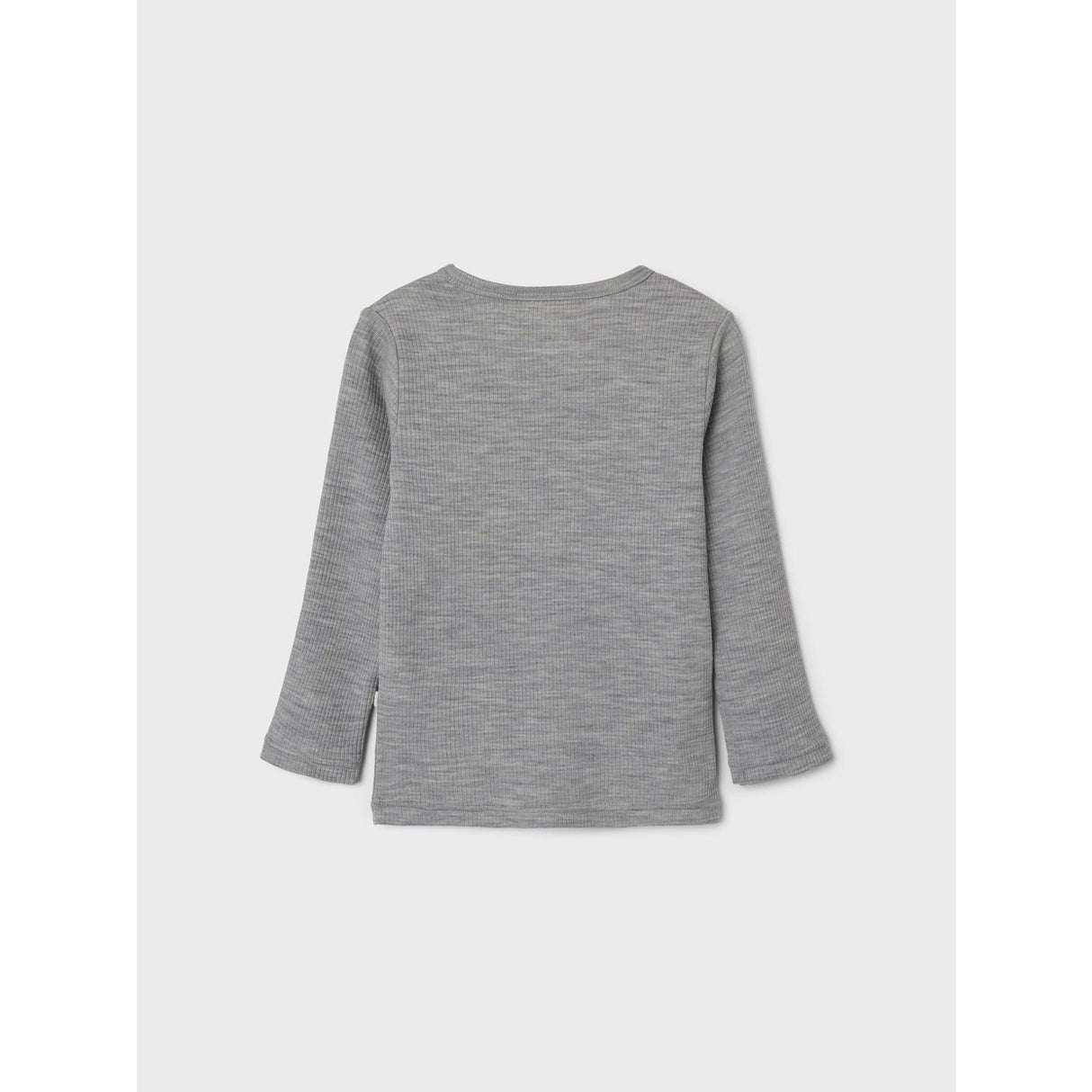 Lil'Atelier Grey Melange Fable Ull Blus