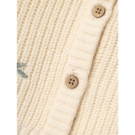 Lil'Atelier Birch Emlen Stickad Cardigan