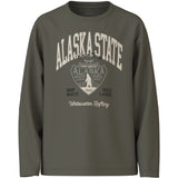 Name It Tea Leaf Alaska State Vagno Loose Blus