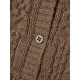 Name It Walnut Wrilla Ull Stickad Cardigan