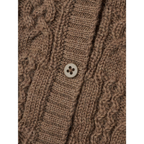 Name It Walnut Wrilla Ull Stickad Cardigan