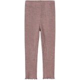 Name It Purple Dove Wossa Wool/Silk Rib Leggings