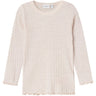 Name It Lilac Ash Wossa Wool/Silk Rib Blouse