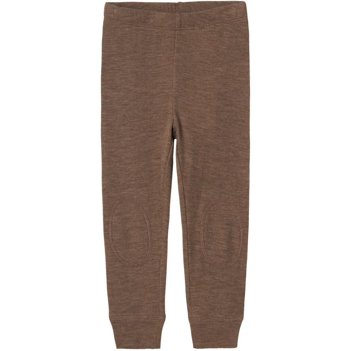 Name It Walnut Wossa Wool/Silk Rib Leggings