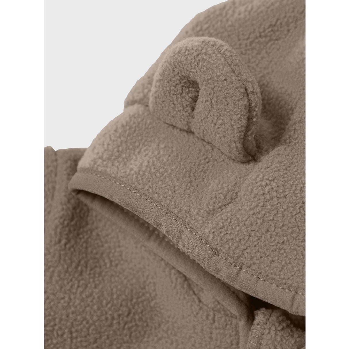 Name It Desert Taupe Meeko Fleece Jacka