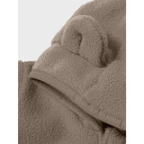 Name It Desert Taupe Meeko Fleece Jacka