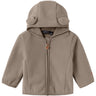 Name It Desert Taupe Meeko Fleece Jacka