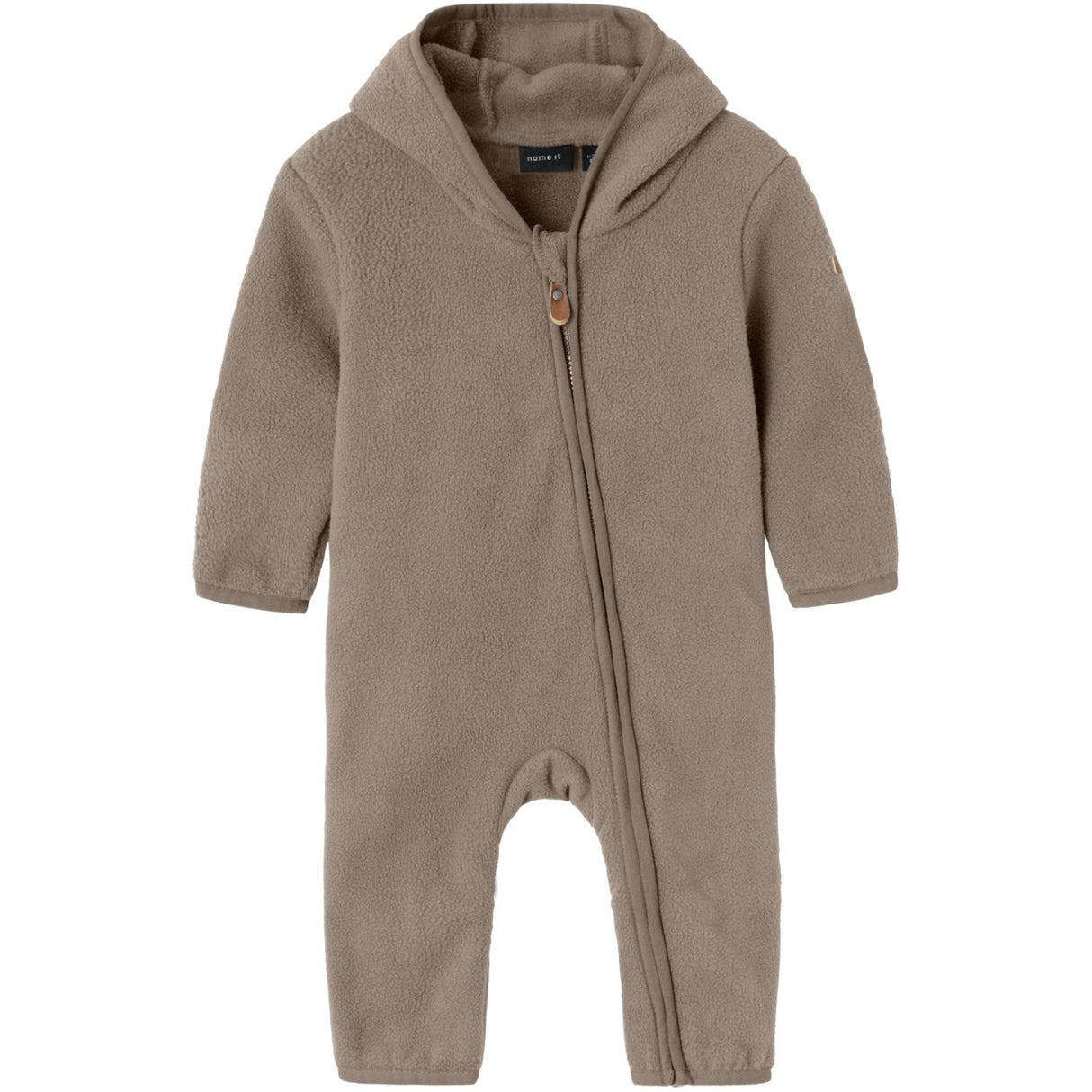 Name It Desert Taupe Meeko Fleece Drakt