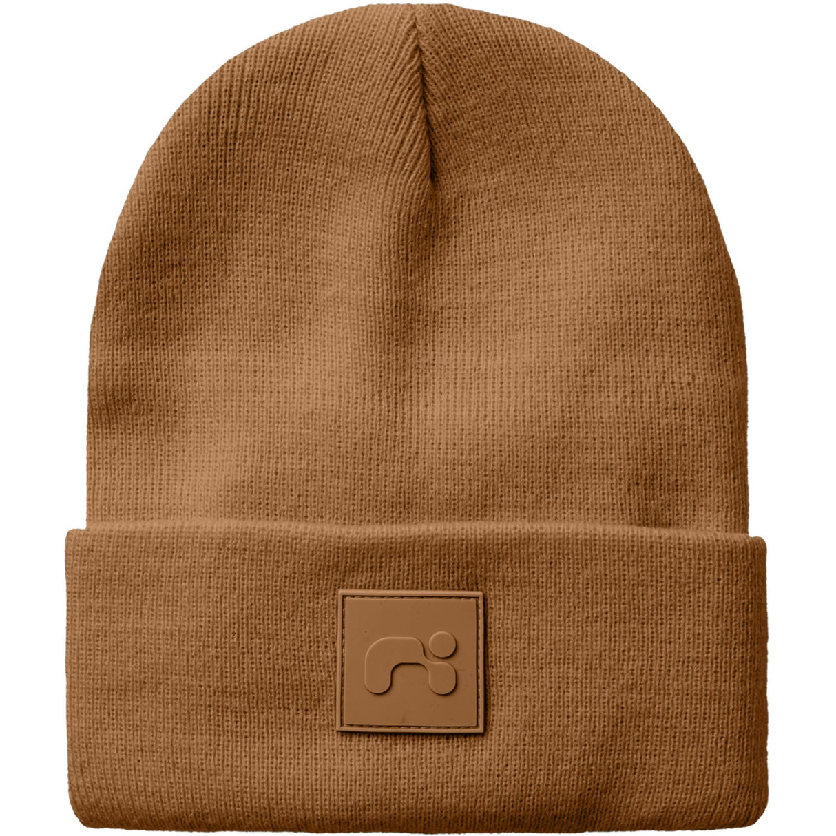 Name It Brown Sugar Malik Stickad Beanie Badge