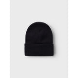 Name It Black Malik Stickad Beanie Badge