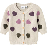 Name It Peyote Melange Neheart Stickad Cardigan