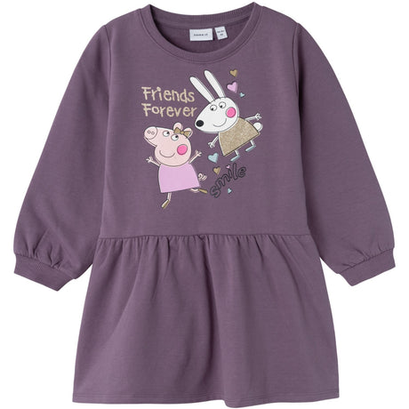 Name It Arctic Dusk Amira Peppa Pig Sweat Klänning