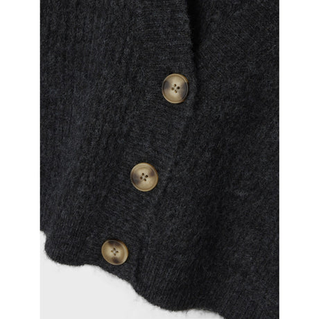 Name It Dark Grey Melange Holly Short Strik Cardigan Noos