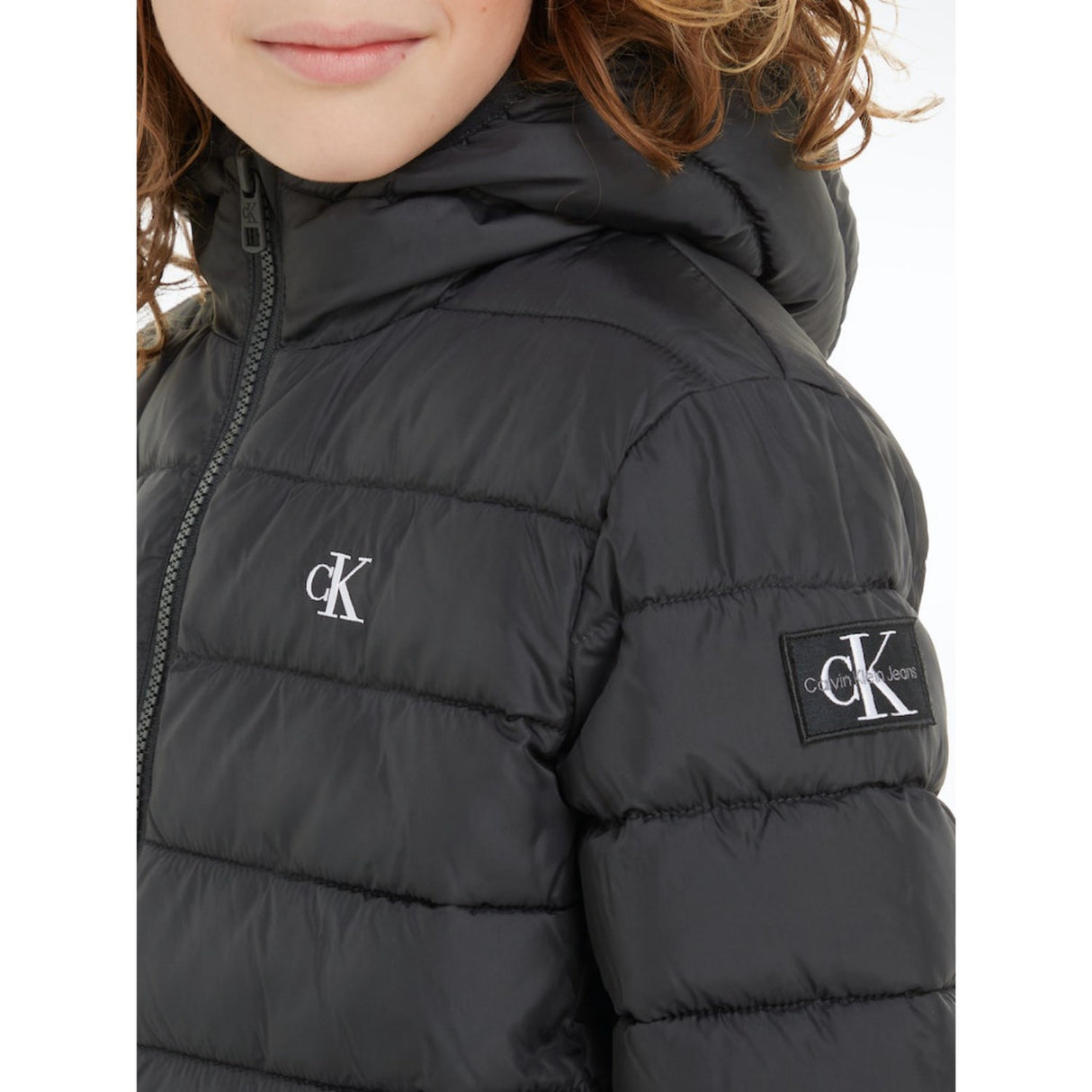 Calvin Klein Ck Black Inst. Locho Light Padded Jacket 4