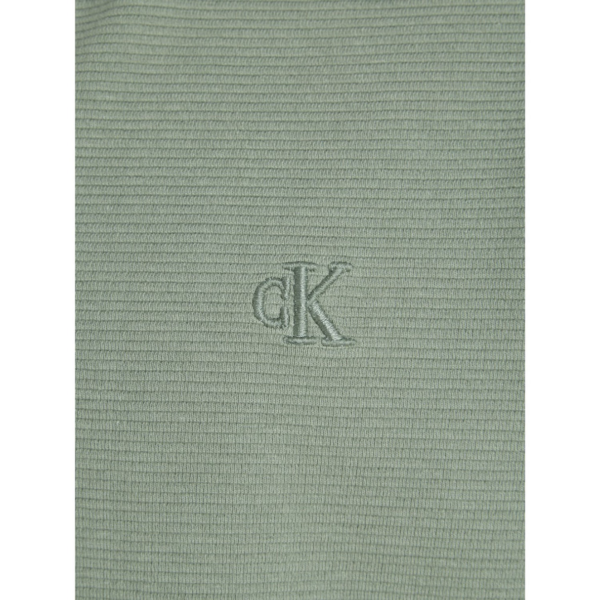 Calvin Klein Meteor Green Ottoman Mono Lwk Blouse