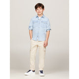 Tommy Hilfiger Denim Mid Wash Denim Shirt