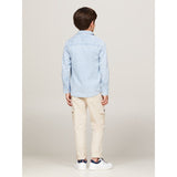 Tommy Hilfiger Denim Mid Wash Denim Shirt