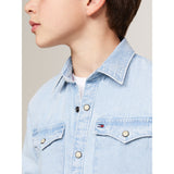 Tommy Hilfiger Denim Mid Wash Denim Shirt