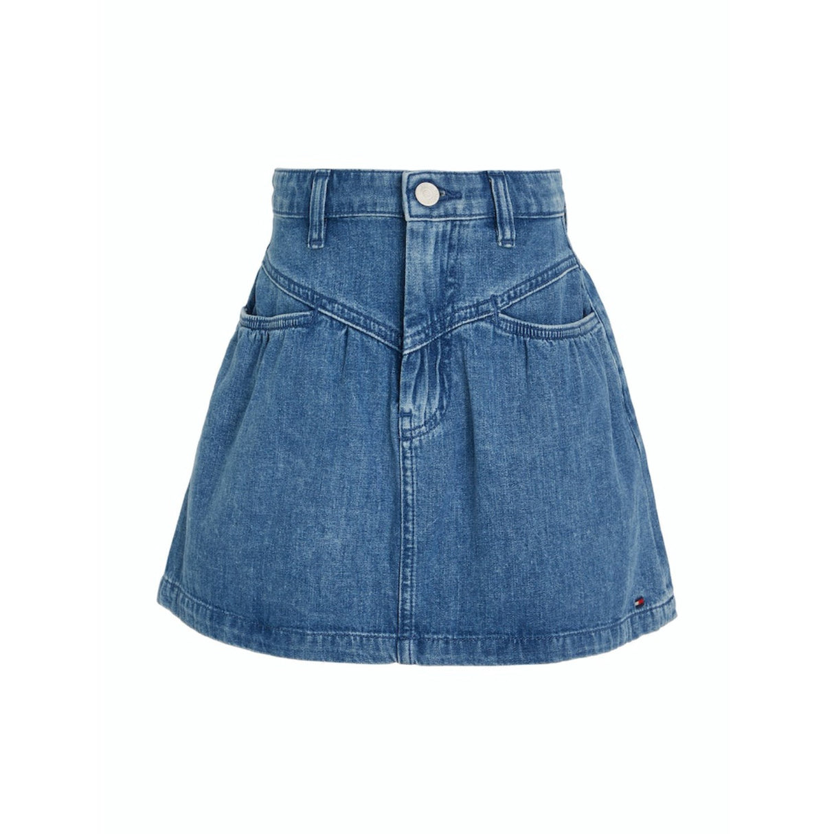 Tommy Hilfiger Ltweightdenim Denim Front Yoke Detail Skirt