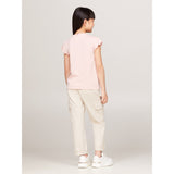 Tommy Hilfiger Soft Rose Essential Ruffle Sleeve T-Shirt 2