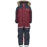 Didriksons Rusty Wine Bjärven Kids Vinteroverall 17
