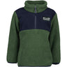 Didriksons Pine Green Gosig Kids Halfzip Fleecejacka