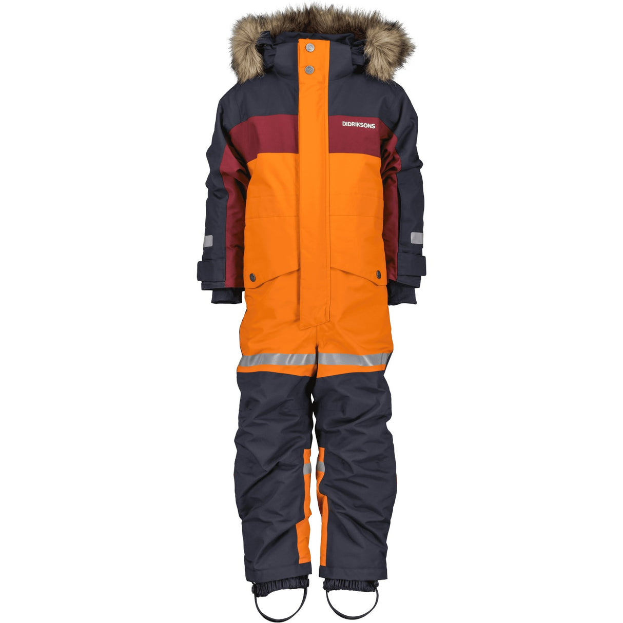 Didriksons Orange Jam Bjärven Kids Overall 21