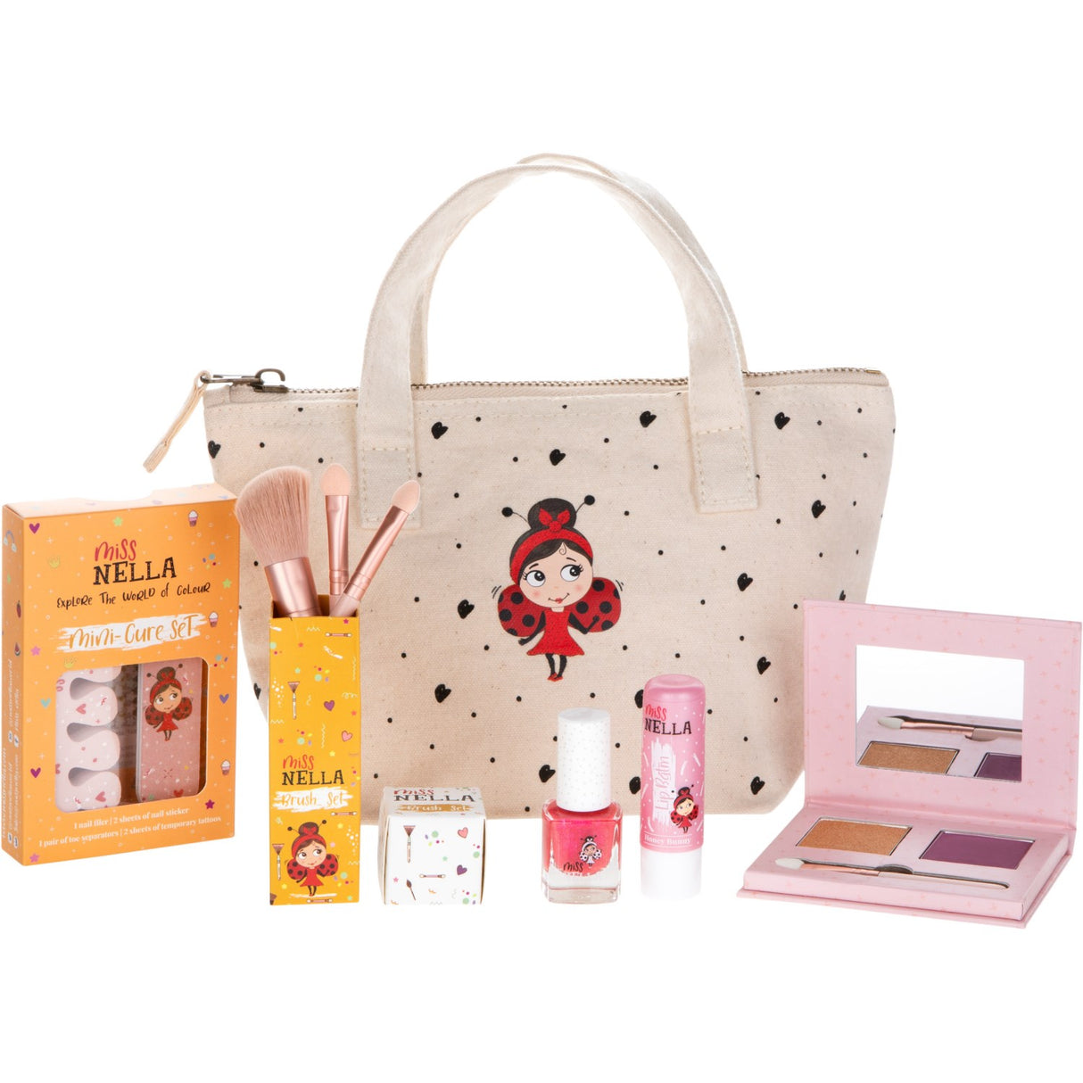 Miss Nella Pink Happy Birthday to Me Väska m. Produkter